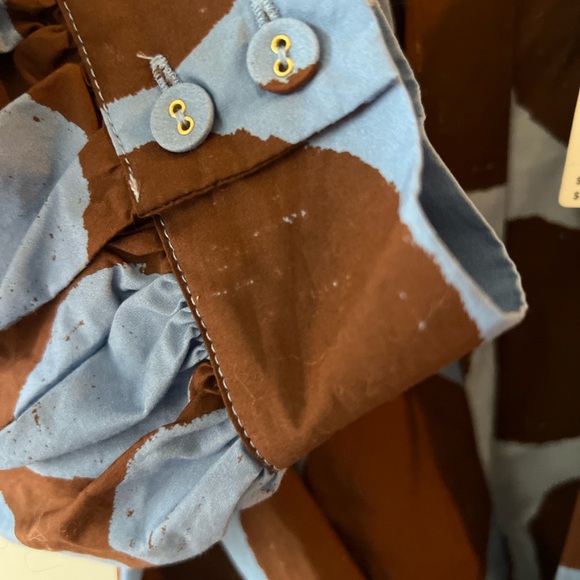 Farm Rio Short-Sleeve Bow-Front Mini Dress XXS BNWT - Picture 5 of 16